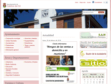 Tablet Screenshot of cubillosdelsil.ccbierzo.net