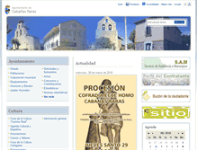 Tablet Screenshot of cabanasraras.ccbierzo.net